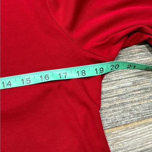 Great Piece!  Lauren Ralph Lauren 3/4 Sleeve Tunic w/faux suede trim! Medium - Picture 6 of 10